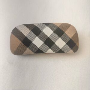 Burberry Sunglasses Hard Case Storage Accessories Eyeglasses Signature Plaid-